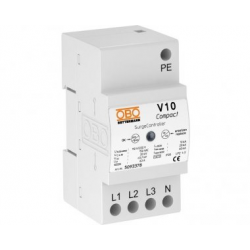 OBO BETTERMANN Surge Arrester V10 Compact with Audible Signalling 255V