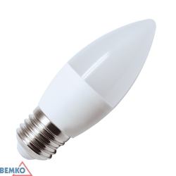 Lempa LED 6W E27 C37