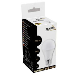 Lempa LED E27 3000K A60