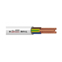 LIETKABELIS BVV-LL lankstus instaliacinis kabelis su PVC izoliacija