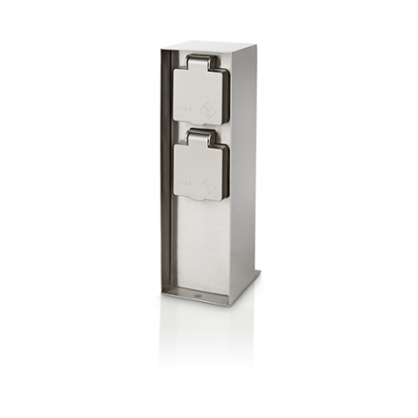 Stovas su dviem rozetėm IP44 (PL) 17108/47/16 Stovas su dviem rozetėm IP44 (PL) 17108/47/16