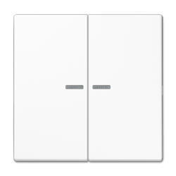 JUNG LS 990 dvigubo jungiklio klavišai su apšvietimo stikliuku