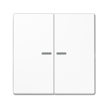 JUNG LS 990 dvigubo jungiklio klavišai su apšvietimo stikliuku