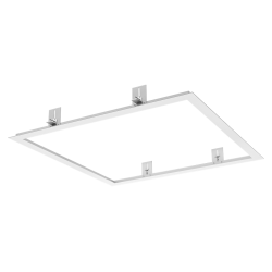 Dėklas montavimui LEDPanelRc Sq600-Frame-WH gips