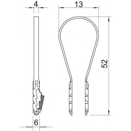 Uchwyty do pętli OBO BKS