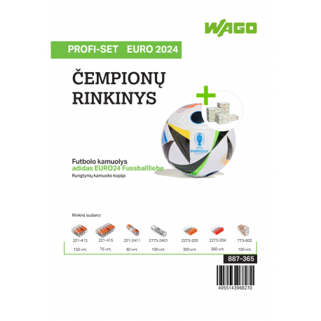 WAGO Jungčių rinkinys 887-365 (Akcija) WAGO Jungčių rinkinys 887-365 (Akcija)