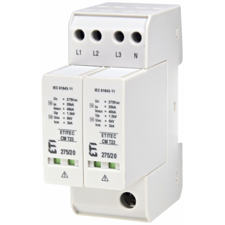 ETI CM T23 275/20 4+0 C+D ETITEC ogranicznik przepięć