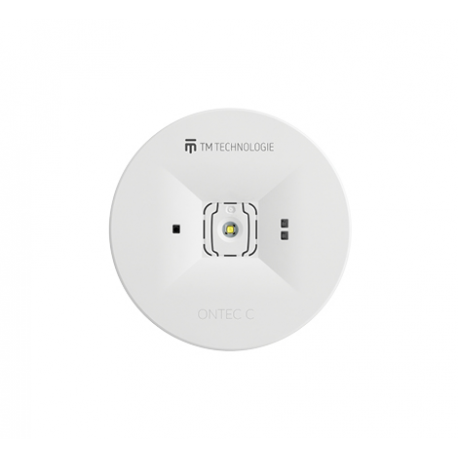 TM-TECHNOLOGIE Ontec C M1 180 NM ST IP20 baltas evakuacinis šviestuvas