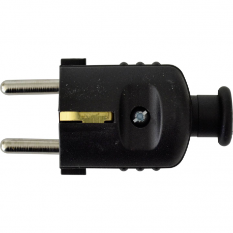 N&L 18490 Czarny Wtyczka