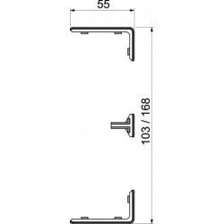 OBO BETTERMANN GK-KS45-RW Trunking connector and joint cover