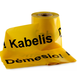 Tape 'Dėmesio! Kabelis' (100m)