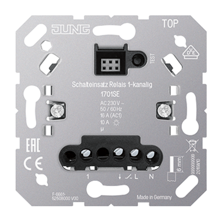 JUNG 1701SE Relay switch insert