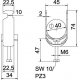 OBO BETTERMANN BS-H1-K Mounting bracket