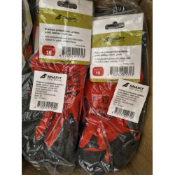 Pirštinės aplietos grublėtu lateksu (10 dydis)