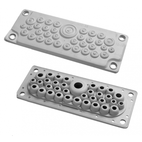 ELEKTRO-PLAST P-MB35 IP65 stač. daugiavietis sandariklis
