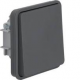 HAGER Berker W.1 IP55 Gray Matte Switch 30763505