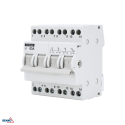 SCHELINGER I-0-II 4P 63A modular changeover switch